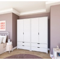 Dulap Trendy Duru 1600-022 White 180x183x45cm (GTR007947) imaginea #3 — magazin online Desire.md