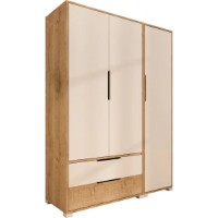 Dulap Trendy Flora 137 Sapphire Oak/White 137x183x45cm (GTR008068) imaginea #5 — magazin online Desire.md