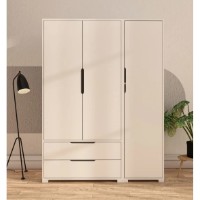 Dulap Trendy Flora 137 White 137x183x45cm (GTR008067)