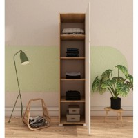 Dulap Trendy Flora 47 Sapphire Oak/White 47x183x45cm (GTR008052) imaginea #3 — magazin online Desire.md