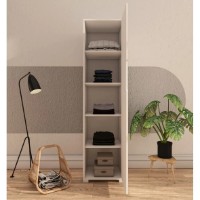 Dulap Trendy Flora 47 White 47x183x45cm (GTR008051) imaginea #6 — magazin online Desire.md