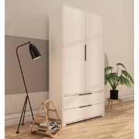 Dulap Trendy Flora 90  White 90x183x45cm (GTR008056) imaginea #3 — magazin online Desire.md