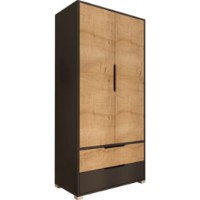 Dulap Trendy Flora 90 Anthracite/Sapphire Oak 90x183x45cm (GTR008054) imaginea #3 — magazin online Desire.md