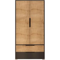 Dulap Trendy Flora 90 Anthracite/Sapphire Oak 90x183x45cm (GTR008054) imaginea #4 — magazin online Desire.md