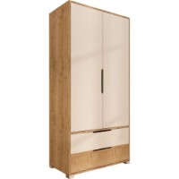 Dulap Trendy Flora 90 Sapphire Oak/White 90x183x45cm (GTR008057) imaginea #4 — magazin online Desire.md