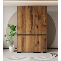 Dulap Trendy Floransa 135 Walnut/Anthracite v2 135x210x52cm (GTR008070)
