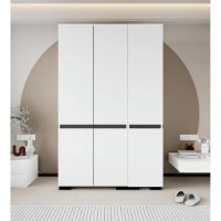 Dulap Trendy Floransa 135 White/Anthracite v2 135x210x52cm (GTR008073)