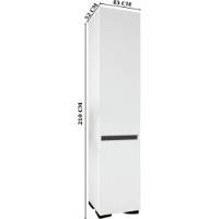 Dulap Trendy Floransa 45 White/Anthracite 45x210x52cm (GTR008053) imaginea #2 — magazin online Desire.md