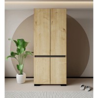 Dulap Trendy Floransa 90 Sapphire Oak/Anthracite v3 90x210x52cm (GTR008063)