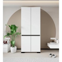Dulap Trendy Floransa 90 White/Anthracite 90x210x52cm (GTR008064)