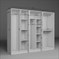 Dulap Trendy Kardelen 1600-105 220x180x51,8cm (GTR007971) imaginea #2 — magazin online Desire.md