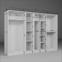 Dulap Trendy Kardelen 1600-106 280x180x51,8cm (GTR007980) imaginea #3 — magazin online Desire.md