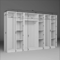 Dulap Trendy Kardelen 1600-107 280x180x51,8cm (GTR007985) imaginea #5 — magazin online Desire.md