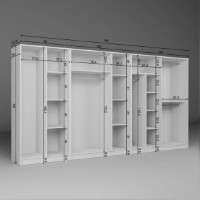 Dulap Trendy Kardelen 1600-109 340x180x51,8cm (GTR007988) imaginea #4 — magazin online Desire.md