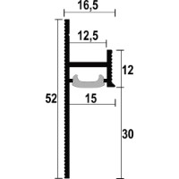 Plinta PolPotolok ASPL130-B imaginea #2 — magazin online Desire.md