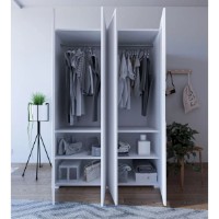 Dulap Trendy Monza 120 White 120x180x43,3cm (GTR008066) imaginea #4 — magazin online Desire.md