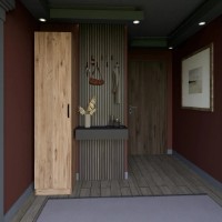 Dulap Trendy Yaman 1 Door Walnut 40x182x47cm (GTR007929) imaginea #5 — magazin online Desire.md