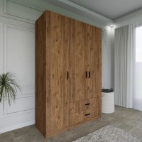 Dulap Trendy Yaman 1600-027 Walnut 120x181x45cm (GTR007931) imaginea #7 — magazin online Desire.md