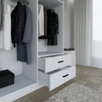 Dulap Trendy Yaman 1600-033 White 120x180x45cm (GTR007934) imaginea #4 — magazin online Desire.md
