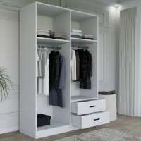 Dulap Trendy Yaman 1600-033 White 120x180x45cm (GTR007934) imaginea #2 — magazin online Desire.md