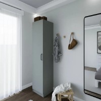Dulap Trendy Yaman 1600-040 Grey 40x182x47cm (GTR007935) imaginea #2 — magazin online Desire.md