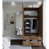 Dulap Trendy Yaman 1600-044 Pine 80x182x47cm (GTR007937) imaginea #3 — magazin online Desire.md
