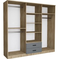 Dulap Trendy Yaman Luna Fel 1600-65 180x190.8x47.3cm (GTR007954) imaginea #3 — magazin online Desire.md