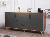 Dulăpior Trendy Cordoba Walnut/Anthracit 160x77x40cm GTR001196 imaginea #2 — magazin online Desire.md