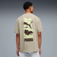 Tricou bărbătesc Puma Ess Graphics Relaxed Pebble Gray, s.M imaginea #3 — magazin online Desire.md