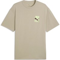Tricou bărbătesc Puma Ess Graphics Relaxed Pebble Gray, s.XL imaginea #1 — magazin online Desire.md