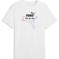 Tricou bărbătesc Puma Ess Logo Lab Summer Puma White, s.XL imaginea #1 — magazin online Desire.md