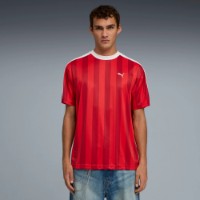 Tricou bărbătesc Puma Ess Relaxed Striped For All Time Red, s.M imaginea #2 — magazin online Desire.md