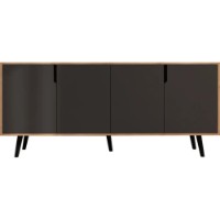 Dulăpior Trendy Latina Modern 180 Sapphire Oak/Anthracite 180x80x45cm (GTR008104) imaginea #6 — magazin online Desire.md