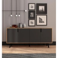 Dulăpior Trendy Latina Modern 180 Sapphire Oak/Anthracite 180x80x45cm (GTR008104) imaginea #1 — magazin online Desire.md