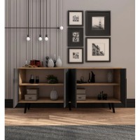 Dulăpior Trendy Latina Modern 180 Sapphire Oak/Anthracite 180x80x45cm (GTR008104) imaginea #3 — magazin online Desire.md