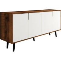 Dulăpior Trendy Latina Modern 180 Walnut/White 180x80x45cm (GTR008098) imaginea #6 — magazin online Desire.md