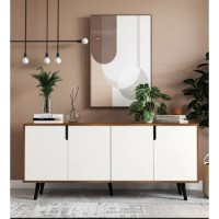 Dulăpior Trendy Latina Modern 180 Walnut/White 180x80x45cm (GTR008098) imaginea #1 — magazin online Desire.md