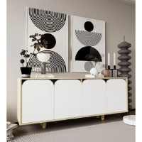Dulăpior Trendy Lazio Bohem 180 Sapphire Oak/White 180x75x45cm (GTR008107) imaginea #5 — magazin online Desire.md