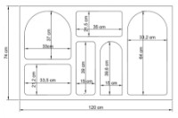 Dulăpior Trendy Liva 120 White 120x74x37cm GTR007900 imaginea #5 — magazin online Desire.md