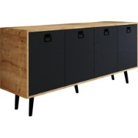 Dulăpior Trendy Mirza Modern 180 Sapphire Oak/Anthracite 180x80x45cm (GTR008099) imaginea #2 — magazin online Desire.md