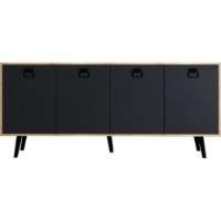 Dulăpior Trendy Mirza Modern 180 Sapphire Oak/Anthracite 180x80x45cm (GTR008099) imaginea #5 — magazin online Desire.md