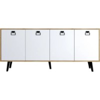 Dulăpior Trendy Mirza Modern 180 Sapphire Oak/White 180x80x45cm (GTR008100) imaginea #3 — magazin online Desire.md