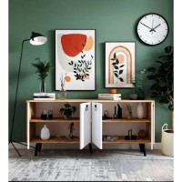 Dulăpior Trendy Mirza Modern 180 Sapphire Oak/White 180x80x45cm (GTR008100) imaginea #5 — magazin online Desire.md