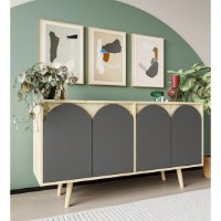 Dulăpior Trendy Venezia 150 Sapphire Oak/Anthracite 150x80x45cm (GTR008111) imaginea #4 — magazin online Desire.md