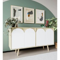 Dulăpior Trendy Venezia 150 Sapphire Oak/White 150x80x45cm (GTR008113) imaginea #4 — magazin online Desire.md