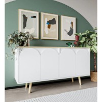 Dulăpior Trendy Venezia 150 Sapphire Oak/White v2 150x80x45cm (GTR008114) imaginea #4 — magazin online Desire.md