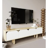 Comodă TV Trendy Lazio Sapphire Oak/White 180x48x30cm (GTR008123) imaginea #3 — magazin online Desire.md