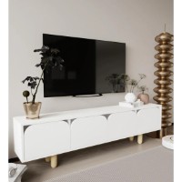 Comodă TV Trendy Lazio White 180x48x30cm (GTR008120) imaginea #3 — magazin online Desire.md