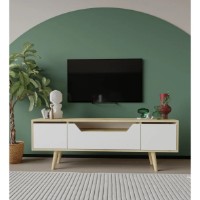 Comodă TV Trendy Roma 150 Sapphire Oak/White 150x53x29,7cm (GTR008133)