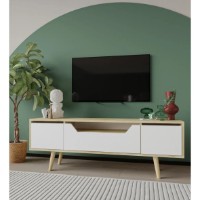 Comodă TV Trendy Roma 150 Sapphire Oak/White 150x53x29,7cm (GTR008133) imaginea #2 — magazin online Desire.md